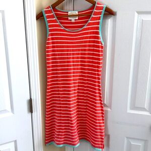 Sale to sable coral and mint knit dress size small